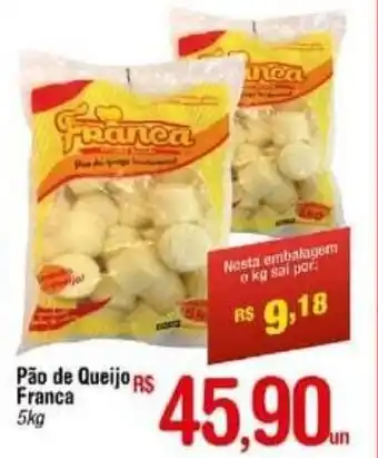 Fort Atacadista Pao de Queijo Franca 5kg oferta