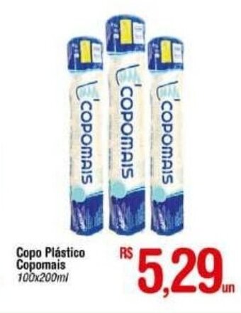 Copo Plastico Copomais 100x200ml