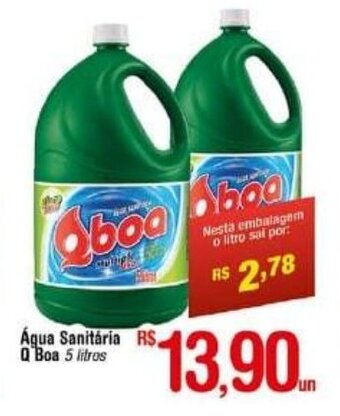 Fort Atacadista Agua Sanitaria Qboa 5L oferta