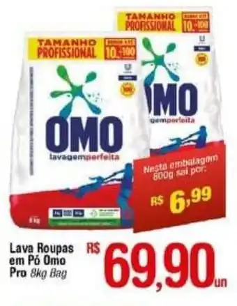 Fort Atacadista Lava roupas em po Omo Pro 8kg oferta