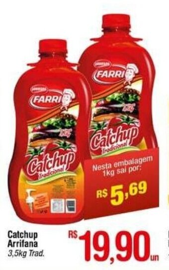 Fort Atacadista Catchup Arrifana 3.5kg oferta