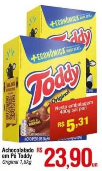 Fort Atacadista Achocolatado em po Toddy 1.8kg oferta