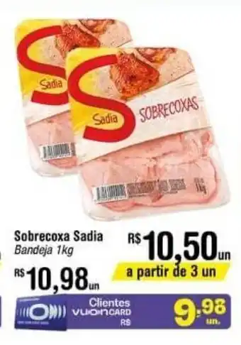 Fort Atacadista Sobrecoxa Sadia 1kg oferta