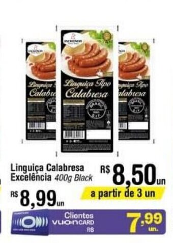 Fort Atacadista Linguica Calabresa Excelencia 400g oferta