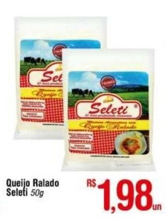 Fort Atacadista Queijo Ralado Seleti 50g oferta