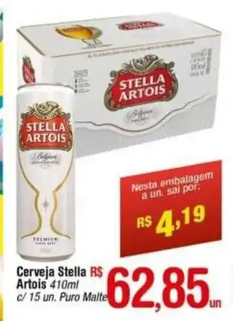 Fort Atacadista Cerveja Stella Artois 410ml oferta