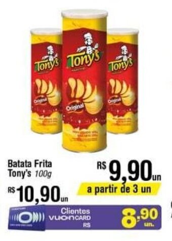 Fort Atacadista Batata Frita Tony's 100g oferta