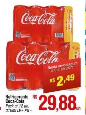 Fort Atacadista Refrigerante Coca Cola 310ml c/12 oferta