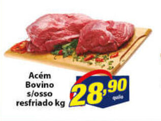 Vencedor Atacadista Acem Bovino s/ Osso resfriado 1kg oferta