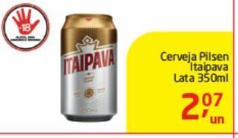Tenda Atacado Cerveja pilsen itaipava lata 350ml oferta