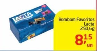 Tenda Atacado Bombom favoritos lacta 250,6g oferta