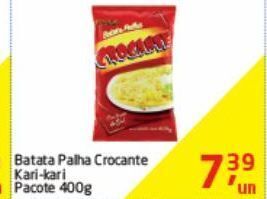 Tenda Atacado Batata palha crocante kari-kari 400g oferta