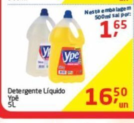 Tenda Atacado Detergente liquido ypê 5l oferta