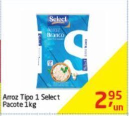 Tenda Atacado Arroz tipo 1 select 1kg oferta