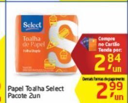 Tenda Atacado Papel toalha select pacote 2un oferta