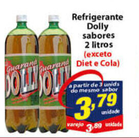 Vencedor Atacadista Refrigerante Dolly sabores 2L oferta
