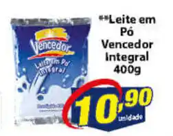 Vencedor Atacadista Leite em po Vencedor Integral 400g oferta