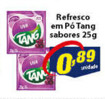 Vencedor Atacadista Refresco em po Tang Sabores 25g oferta
