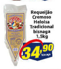 Vencedor Atacadista Requeijao Cremoso Heloisa Tradicional bisnaga 1.5kg oferta
