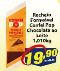Vencedor Atacadista Recheio Forneavel Confei Pop Chocolate ao Leite 1.01kg oferta