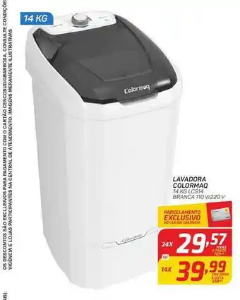 GBarbosa Lavadora Colormaq 14kg Lcs14 Branca 110v 220v oferta