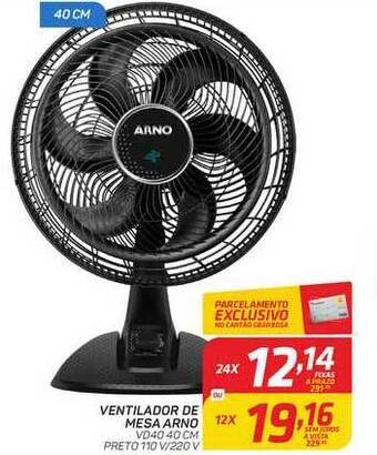 GBarbosa Ventilador De Mesa Arno oferta