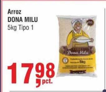 Higa Atacado Arroz Dona Milu 5kg tipo 1 oferta
