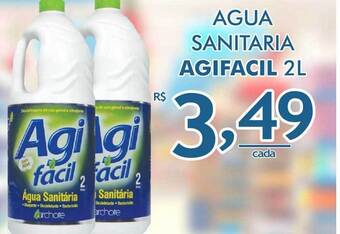 Supermercado Estrela Azul Agua Sanitaria Agifacil 2L oferta