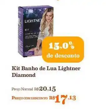 Mercadinhos São Luiz Kit Banho De Lua Lightner Diamond 15% De Desconto oferta