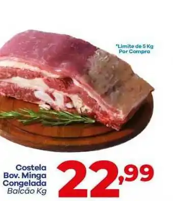Barracão Supermercado Costela Bov. Minga Congelada 1kg oferta