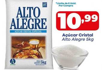 Açúcar Cristal Alto Alegre 5kg