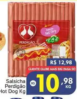 Bigmart Salsicha Perdigão Hot Dog 1kg oferta
