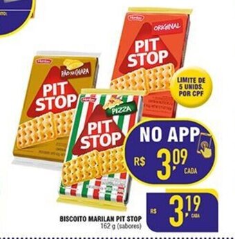 Mercantil Rodrigues Biscoito Marilan Pit Stop 162g oferta