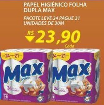 Assaí Atacadista Papel Higiénico Folha Dupla Max oferta