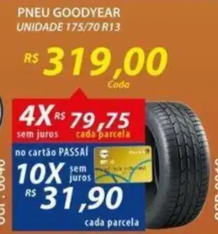 Assaí Atacadista Pneu Goodyear unidade 175/70 R13 oferta