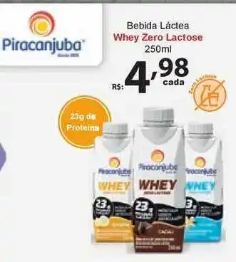 Bebida Láctea Whey Zero Lactose 250ml