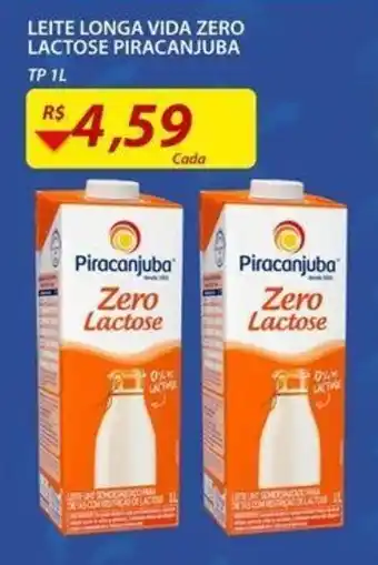 Assaí Atacadista Leite Longa Vida Zero Lactose Piracanjuba 1L oferta
