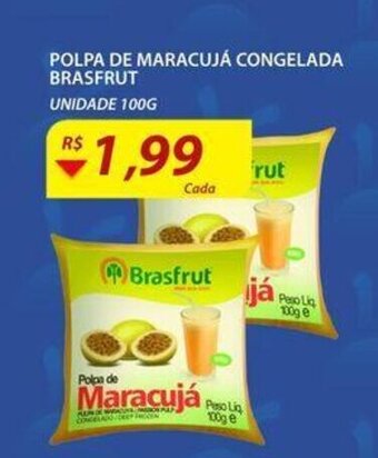 Assaí Atacadista Polpa de Maracuja Congelada Brasfrut 100g oferta