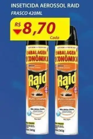Assaí Atacadista Inseticida Aerossol Raid 420ml oferta