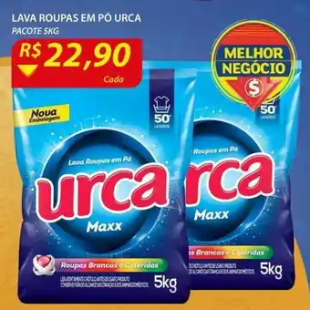 Assaí Atacadista Lava roupas em po Urca 5kg oferta