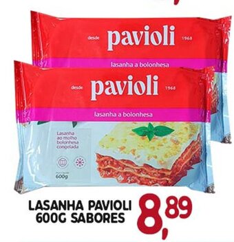 Lasanha Pavioli 600g sabores