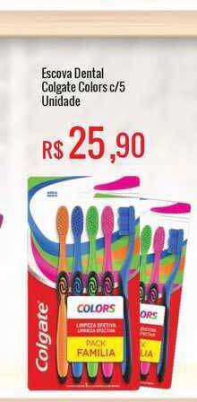 Mart Minas Escova Dental Colgate Colors oferta
