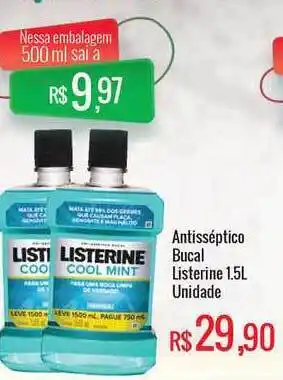 Mart Minas Antisséptico Bucal Listerine 15L oferta