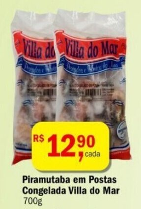 Ultrabox Piramutaba em Postas Congelada Villa do Mar 700g oferta