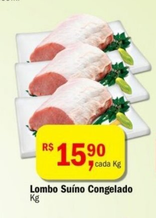 Ultrabox Lombo Suino Congelado 1kg oferta