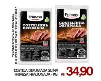 Costela Defumada Suína Frimesa Fracionada 1kg