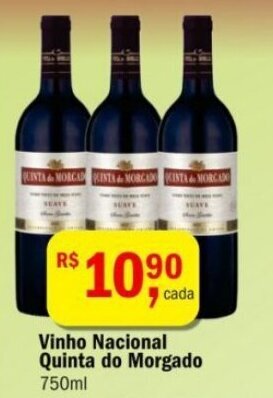 Ultrabox Vinho Nacional Quinta do Morgado 750ml oferta