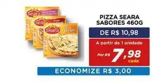 Bahamas Mix Pizza Seara Sabores 460g oferta