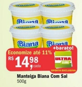 Ultrabox Manteiga Biana Com Sal 500g oferta