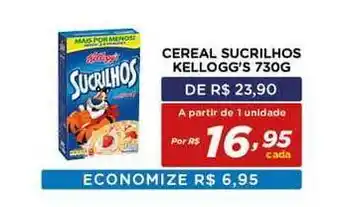 Bahamas Mix Cereal Sucrilhos Kellogg's 730g oferta